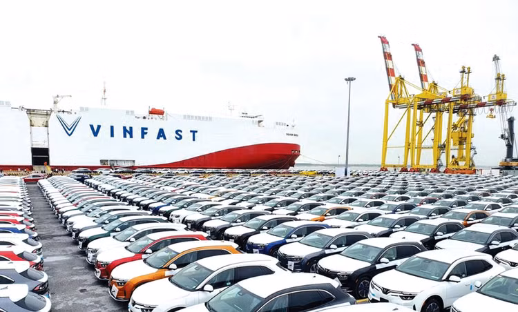 VinFast là hãng ô tô Việt Nam đầu tiên xuất khẩu xe điện sang Mỹ
