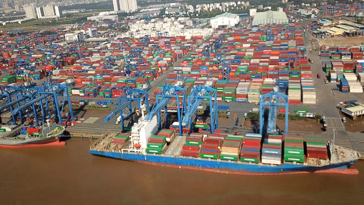 Ngành cảng biển sẽ phục hồi sản lượng trong năm 2024 do nhu cầu xuất nhập khẩu cải thiện, giá cước, giá thuê tàu tăng cao. Ảnh: Lê Tiên