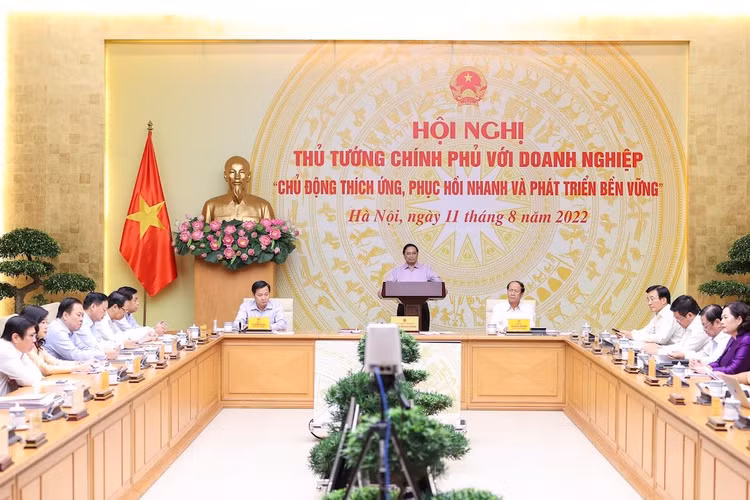 Thủ tướng Chính phủ Phạm Minh Chính phát biểu khai mạc Hội nghị (ảnh: CP)