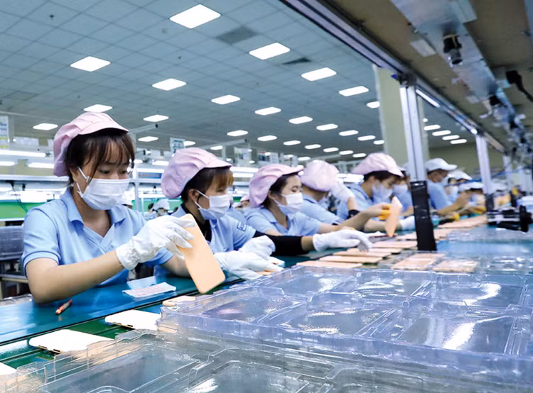 Hai tháng đầu năm 2024, xuất khẩu hàng hóa ước đạt 59,34 tỷ USD, tăng 19,2% so với cùng kỳ năm trước. Ảnh: Lê Tiên