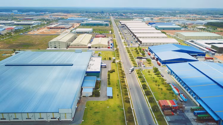 Nhiều doanh nghiệp hoạt động trong lĩnh vực bất động sản công nghiệp ghi nhận kết quả kinh doanh khả quan trong quý I/2024. Ảnh: Lê Tiên