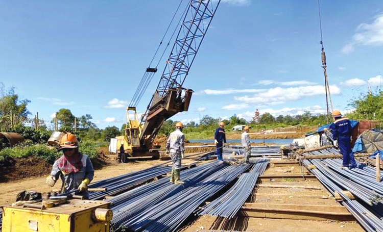 Dự án Đường hành lang kinh tế phía Đông tỉnh Gia Lai (đường tránh Quốc lộ 19) có chiều dài hơn 15,14 km, tổng mức đầu tư 1.200 tỷ đồng. Ảnh: Hà Duy