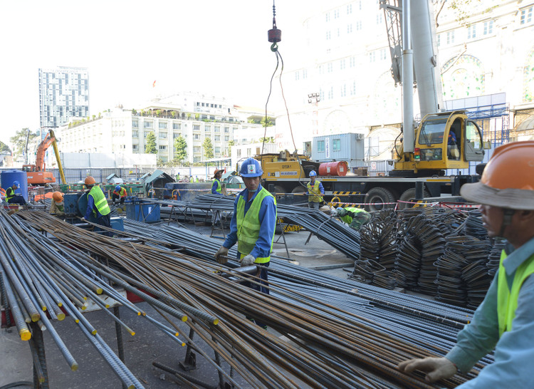 Dự báo nhu cầu thép trong nước có thể tiếp tục suy yếu. Ảnh: Nhã Chi