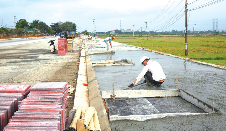 Giải ngân vốn đầu tư công kế hoạch năm 2025 ước từ đầu năm đến ngày 31/3/2025 là 78.712 tỷ đồng. Ảnh: Lê Tiên