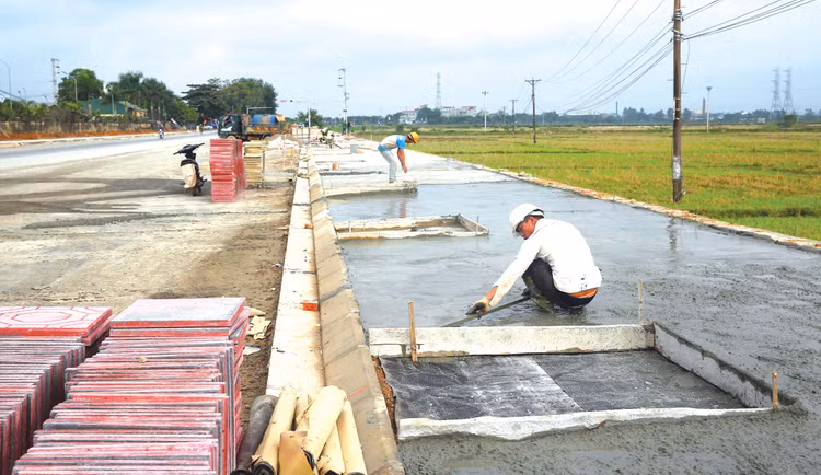 Giải ngân vốn đầu tư công kế hoạch năm 2025 ước từ đầu năm đến ngày 31/3/2025 là 78.712 tỷ đồng. Ảnh: Lê Tiên