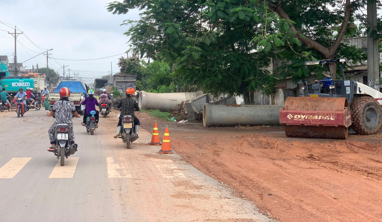 Gói thầu số 6 Thi công xây dựng thuộc Dự án nâng cấp Quốc lộ 80 (đoạn nút giao N1 - Nguyễn Phúc Chu và Phương Thành - Cửa khẩu quốc tế Hà Tiên) có giá 70,115 tỷ đồng. Ảnh minh họa: Nhã Chi