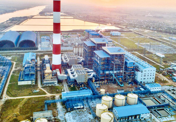 Theo PVN, tính đến đầu tháng 5/2022, tiến độ tổng thể của Dự án Nhà máy Nhiệt điện Thái Bình 2 đã đạt trên 93%. Ảnh: NC st