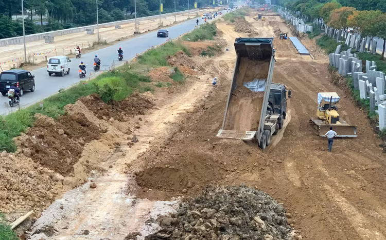 Quốc lộ 3 đoạn qua huyện Sóc Sơn sẽ được mở rộng mặt cắt ngang nền đường thông thường lên 52 m. Ảnh minh họa: Nhã Chi