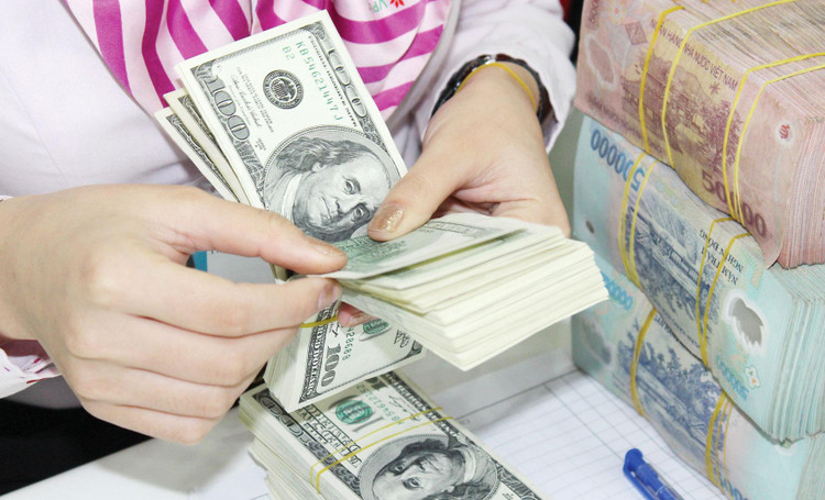 Trong gần một tháng qua, tỷ giá USD/VND dao động quanh ngưỡng 23.125 VND/USD. Ảnh: Minh Dũng