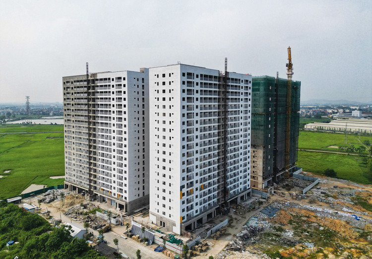 Đến nay, cả nước có 475 dự án nhà ở xã hội với quy mô 432.698 căn, trong đó, đã hoàn thành 46 dự án với quy mô 20.210 căn. Ảnh: Lê Tiên