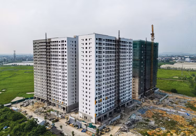 Đến nay, cả nước có 475 dự án nhà ở xã hội với quy mô 432.698 căn, trong đó, đã hoàn thành 46 dự án với quy mô 20.210 căn. Ảnh: Lê Tiên