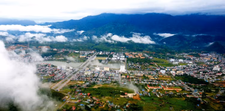 Dự án Khu đô thị thiên đường Mắc Ca tỉnh Lai Châu có diện tích khoảng 41,66 ha, gồm: đất nhà ở liền kề 4.615,75 m2; đất trồng cây mắc ca 250.642,61 m2… Ảnh Báo Lai Châu