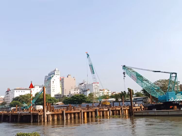 Gói thầu CT3-PW-1.8 Xây dựng âu thuyền Cái Khế đang vượt tiến độ cả về thời gian và giá trị thực hiện