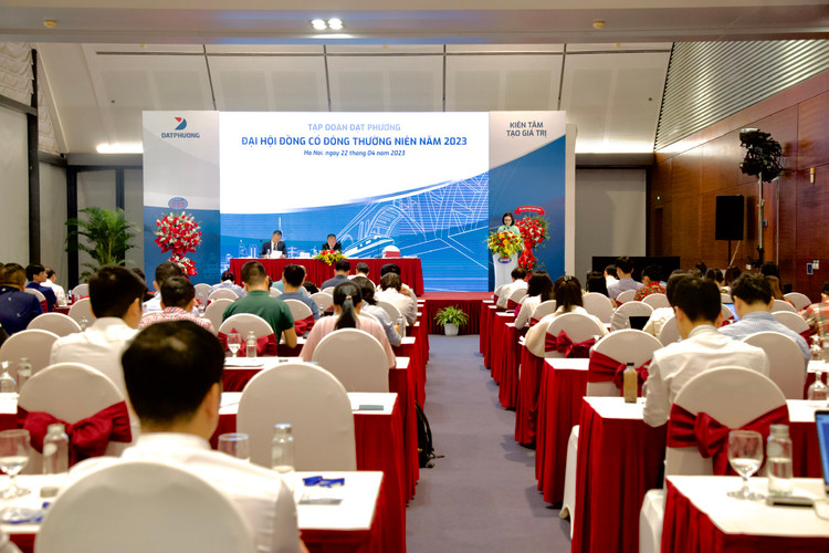 Toàn cảnh Đại hội đồng cổ đông thường niên của Công ty CP Tập đoàn Đạt Phương