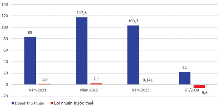 Kết quả kinh doanh của Công ty CP Xây lắp điện Quảng Nam