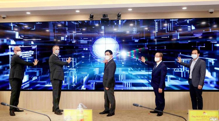 Cổng thông tin doanh nghiệp do Cục Phát triển doanh nghiệp thuộc Bộ Kế hoạch và Đầu tư phối hợp với Tổ chức Hợp tác quốc tế Đức triển khai xây dựng. Ảnh: Trương Gia