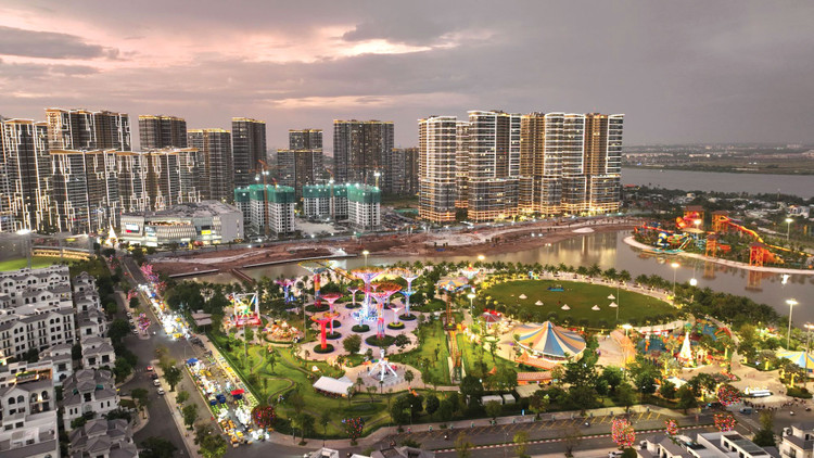 Một góc Khu đô thị Vinhomes Grand Park quy mô 272 ha tại khu Đông TP.HCM