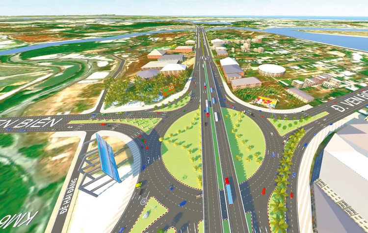 Dự án Đường trục chính Vũng Tàu có tổng mức đầu tư 1.998,318 tỷ đồng, gồm 28 gói thầu. Ảnh minh họa: Quang Vinh