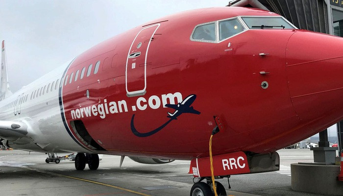 Một máy bay của Norwegian Air - Ảnh: Guardian.