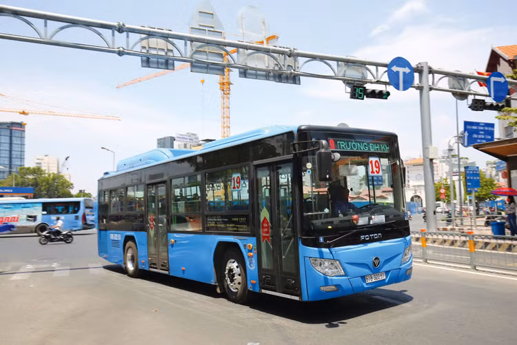 Doanh thu 9 tháng năm 2023 của Saigonbus đạt 370,5 tỷ đồng, tăng 13,8% so với cùng kỳ năm ngoái. Ảnh: Lê Tiên