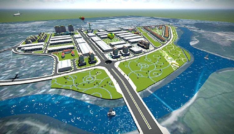 Dự án Khu đô thị Nam đường Hùng Vương được thực hiện tại phường Nhơn Phú, thành phố Quy Nhơn, tỉnh Bình Định với tổng diện tích 697.841 m2. Ảnh: NC st