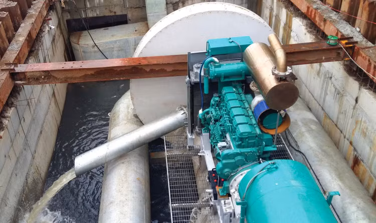 Quang Trung Group được biết đến là bên vận hành “siêu” máy bơm chống ngập trên đường Nguyễn Hữu Cảnh (TP.HCM). Ảnh: Ngọc Dương
