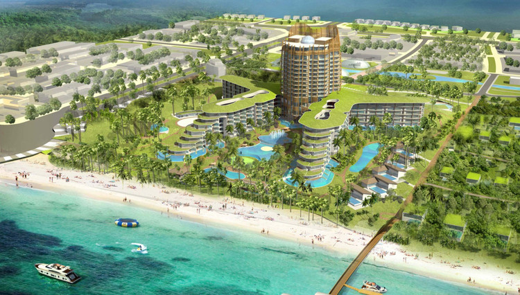 Công ty TNHH Hải Dương Giang Biên hiện sở hữu 92,42% vốn tại Công ty CP Starbay Việt Nam - chủ đầu tư Dự án Crowne Plaza Phú Quốc Starbay. Ảnh: St