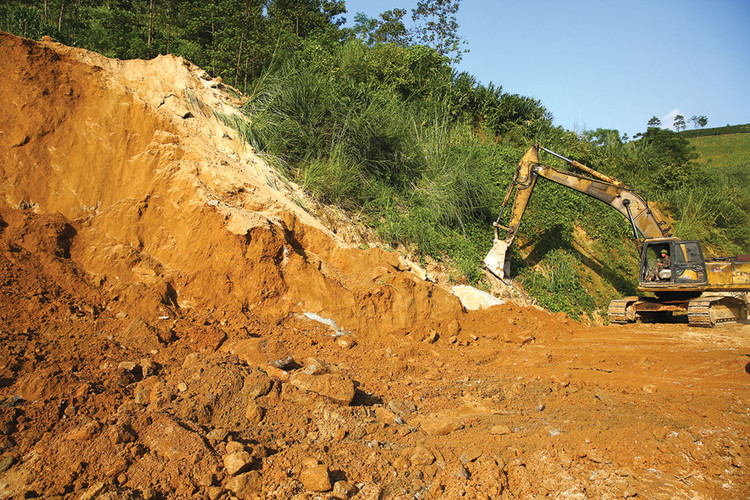Tỉnh Đồng Nai đã quy hoạch, khoanh định các khu vực khai thác vật liệu san lấp với tổng diện tích 517 ha. Ảnh: Nhã Chi