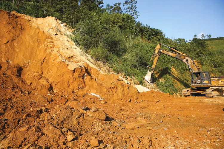Tỉnh Đồng Nai đã quy hoạch, khoanh định các khu vực khai thác vật liệu san lấp với tổng diện tích 517 ha. Ảnh: Nhã Chi