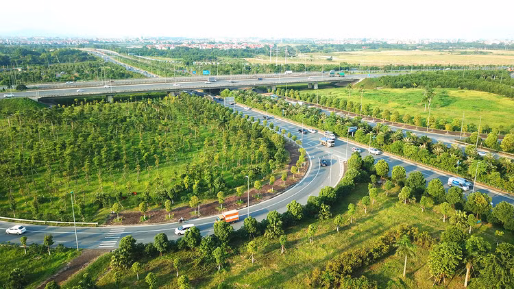 UBND TP. Hà Nội dự kiến khởi công 4 gói thầu xây lắp thuộc Dự án thành phần 2.1 của Dự án đường Vành đai 4 - Vùng Thủ đô Hà Nội trong tháng 6/2023. Ảnh: Lê Tiên