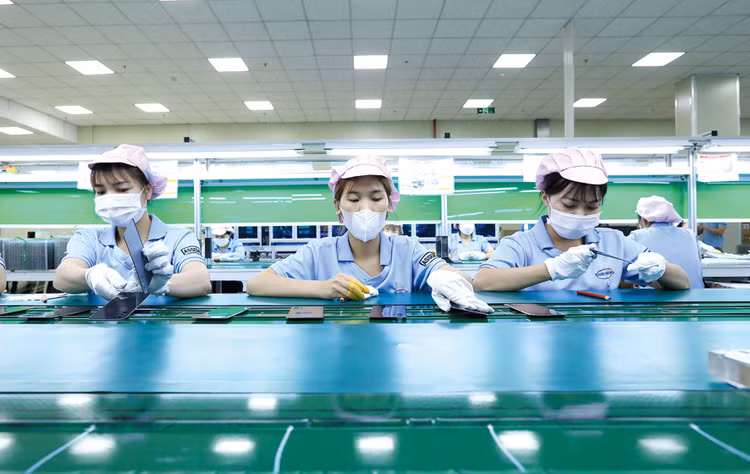 Tính lũy kế đến ngày 20/3/2024, cả nước có 39.758 dự án đầu tư nước ngoài còn hiệu lực với tổng vốn đăng ký gần 475,83 tỷ USD. Ảnh: Nhã Chi