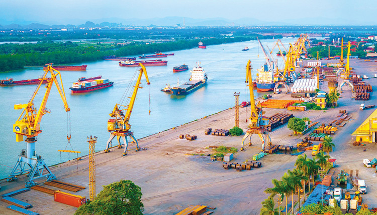 Hải Phòng đã nhận được nhiều đề xuất phát triển các mô hình sản xuất kinh doanh như khu thương mại tự do, các trung tâm dịch vụ hậu cần… Ảnh: Đông Giang