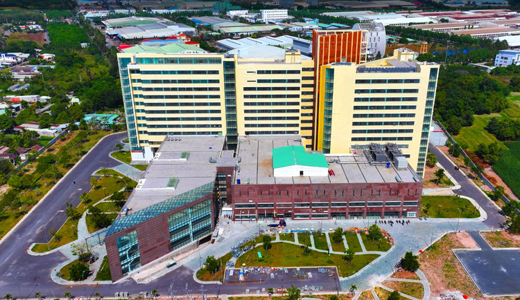 Dự án Đầu tư xây dựng Bệnh viện Đa khoa khu vực Củ Chi dự kiến hoàn thành vào dịp 2/9/2025. Ảnh: Nguyễn Tiến