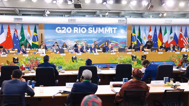 Những đề xuất về huy động và sử dụng hiệu quả nguồn lực cho phát triển bền vững và chuyển đổi năng lượng từ Việt Nam nhận được sự quan tâm, hưởng ứng của các thành viên G20. Ảnh: Quý Bắc