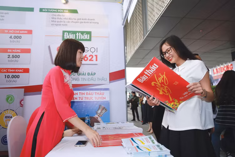 Đấu thầu được đánh giá là tờ báo chuyên ngành giàu bản sắc. Ảnh: Lê Tiên