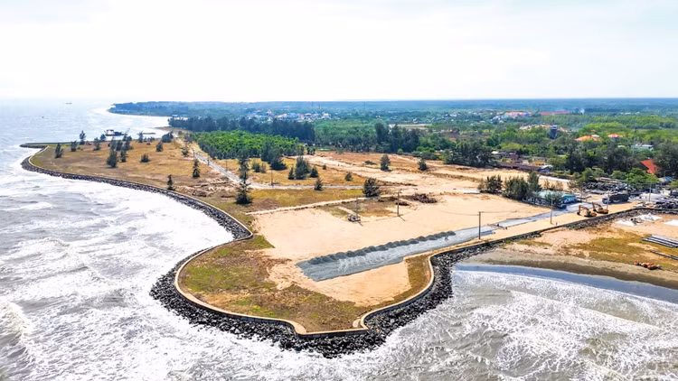 Dự án Khu đô thị du lịch lấn biển Cần Giờ có tổng mức đầu tư hơn 64.400 tỷ đồng, trong đó chi phí xây dựng hơn 51.500 tỷ đồng. Ảnh: Châu Tuấn