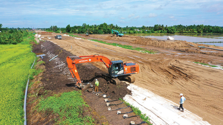 Dự án Xây dựng đường bộ cao tốc đoạn Cần Thơ - Cà Mau có tổng mức đầu tư 27.523 tỷ đồng, chiều dài tuyến chính 110,85 km