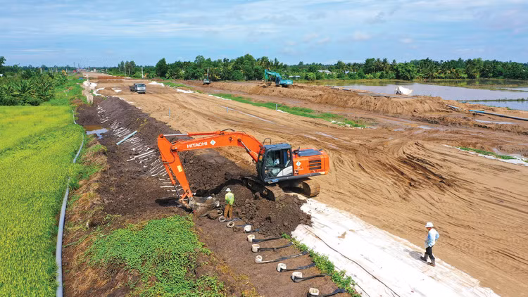 Dự án Xây dựng đường bộ cao tốc đoạn Cần Thơ - Cà Mau có tổng mức đầu tư 27.523 tỷ đồng, chiều dài tuyến chính 110,85 km