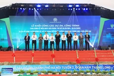 Quang cảnh lễ khởi công tuyến Metro số 2 Hà Nội