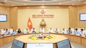 Thứ trưởng Bộ Công Thương Nguyễn Hoàng Long chủ trì cuộc họp về giải pháp đảm bảo nguồn than nhập khẩu cho sản xuất điện năm 2026 và các năm tiếp theo (Ảnh: Moit)
