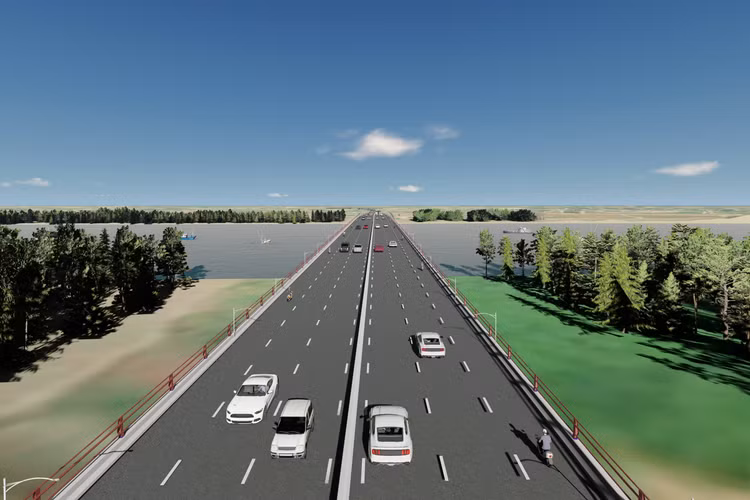 Liên danh Thăng Long - Mê Kông 1 - Trường Phát trúng gói thầu xây cầu Ba Lai 6 hơn 437 tỷ đồng