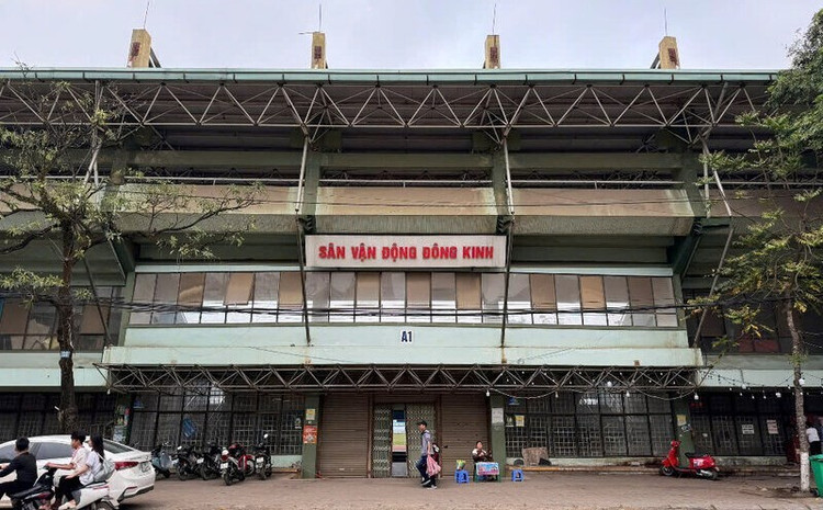 Công bố đấu giá quyền thuê 39 ki-ốt tại khu vực Sân vận động Đông Kinh. Ảnh: Internet