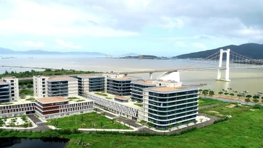 Hai không gian tại Khu công viên phần mềm số 2 được bố trí làm Trung tâm điều hành Trung tâm tài chính quốc tế tại Đà Nẵng