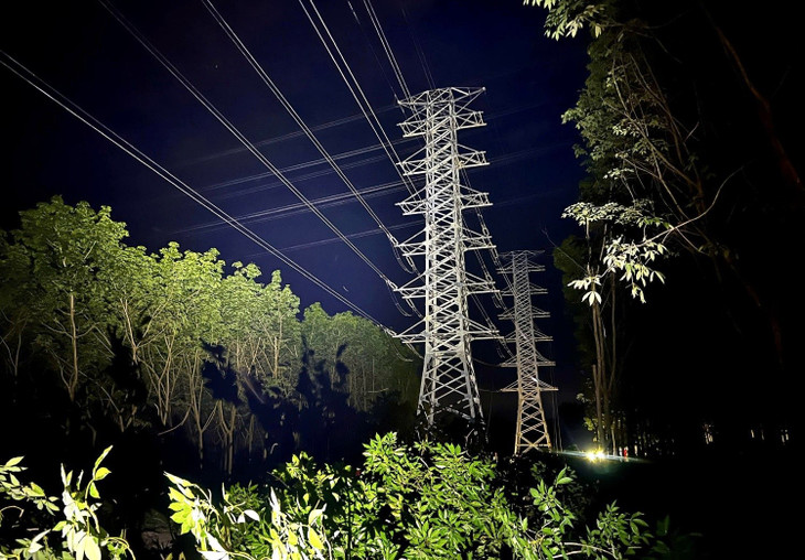 Công trình lộ ra 110kV từ trạm 220kV Chơn Thành (4 mạch) tỉnh Bình Phước đóng điện ngày 30/6/2025 3.jpg