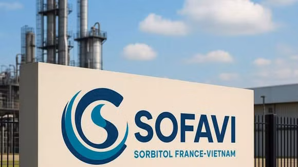 Công ty CP Sorbitol Pháp - Việt dự kiến vận hành nhà máy sản xuất sorbitol vào cuối tháng 4/2026. Ảnh: NC st