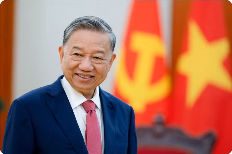 Tổng Bí thư, Chủ tịch nước Tô Lâm, Bí thư Quân ủy Trung ương.