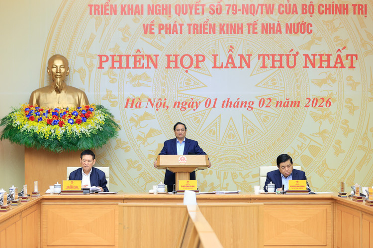 Thủ tướng Chính phủ Phạm Minh Chính chủ trì phiên họp - Ảnh: VGP/Nhật Bắc