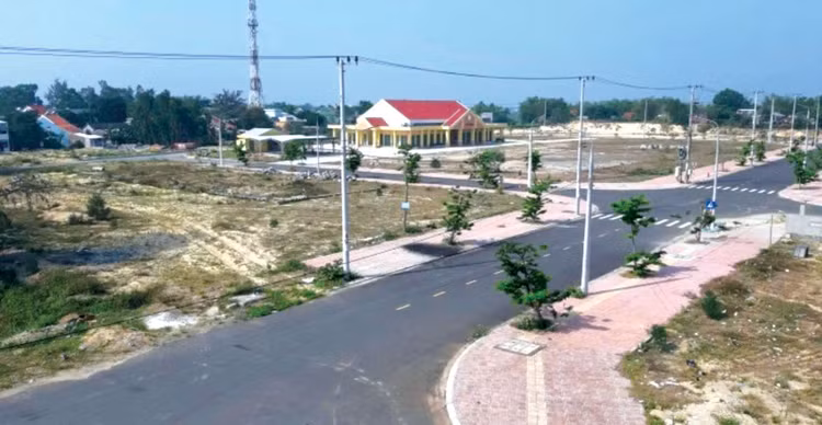 Hạ tầng được đầu tư trong giai đoạn 1 Dự án Khu dân cư và dịch vụ Cầu Hưng - Lai Nghi. Ảnh: Vĩnh Quyên