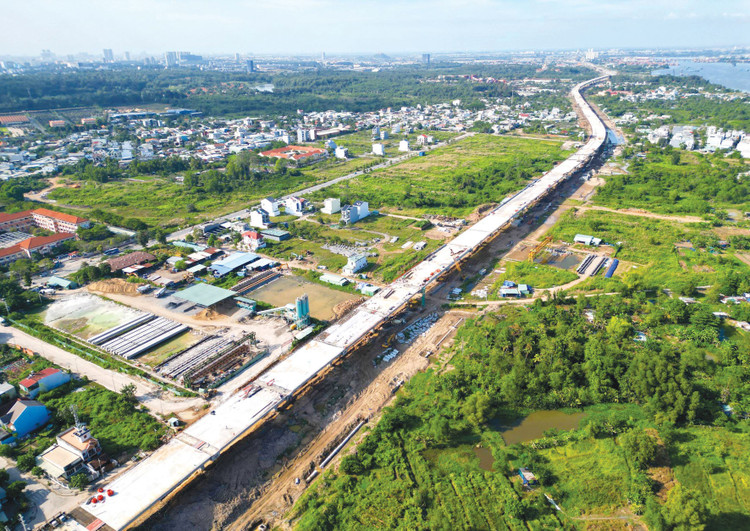 Dự án Vành đai 3 TP.HCM sẽ góp phần thúc đẩy kinh tế - xã hội thông qua tăng cường kết nối liên vùng. Ảnh: Song Tiên