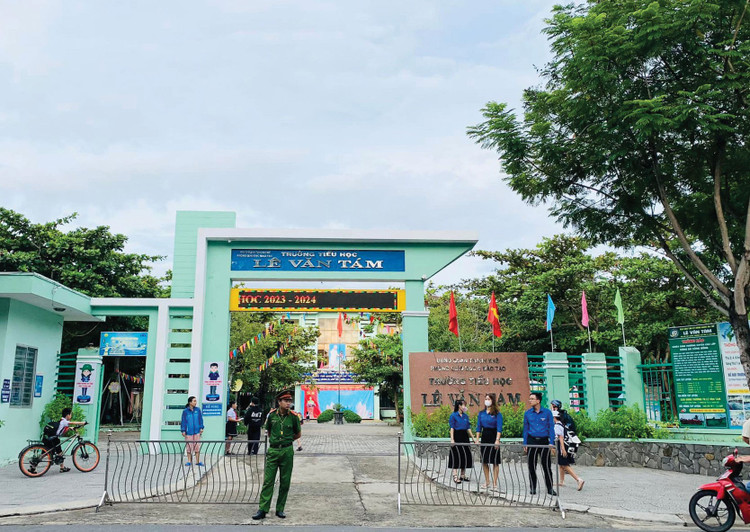 Gói thầu Thi công xây dựng và thiết bị thuộc Dự án Nâng cấp, mở rộng Trường Tiểu học Lê Văn Tám - giai đoạn 1 (TP. Đà Nẵng) đang chờ rà soát lại. Minh họa: NC st